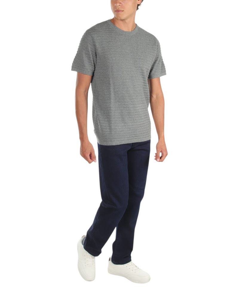 104774212-Camiseta-casual-Unexpected-gris-texturizada-para-hombre
