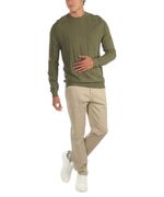 104774224-Sueter-casual-Unexpected-verde-oscuro-texturizada-para-hombre