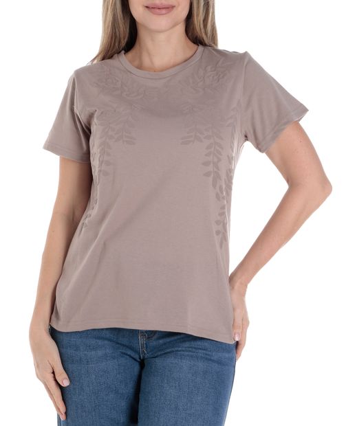 Camiseta Nicolle estampada manga corta para mujer