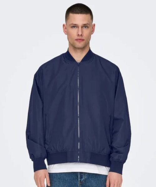 Chaqueta bomber Only & Sons regular fit sólida para hombre