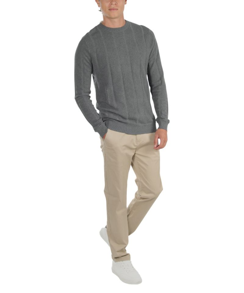 104774227-Sueter-Unexpected-gris-con-textura-para-hombre