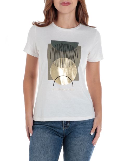 Camiseta Unexpected estampada manga corta para mujer