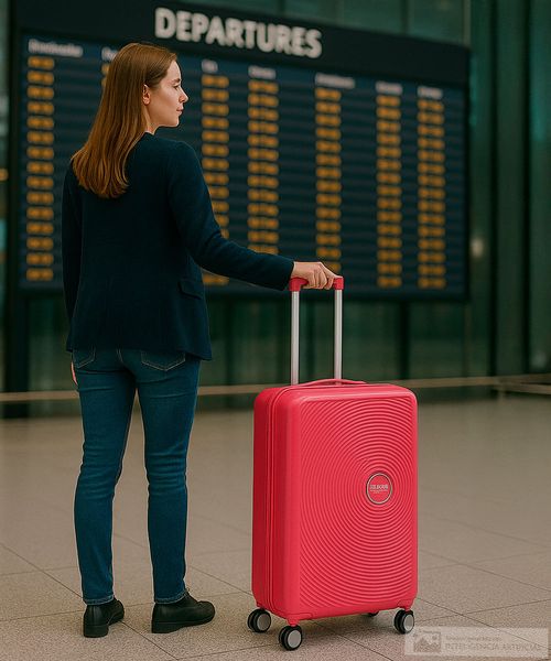 Maleta grande curio spinner 80/30 exp rosado