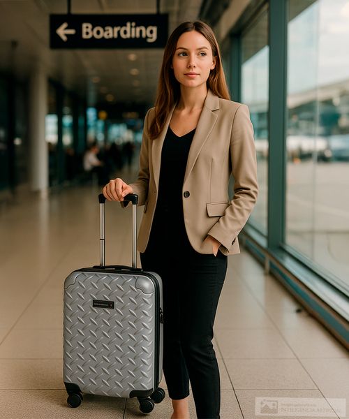 Maleta pequeña Swissbrand Stuttgart gris