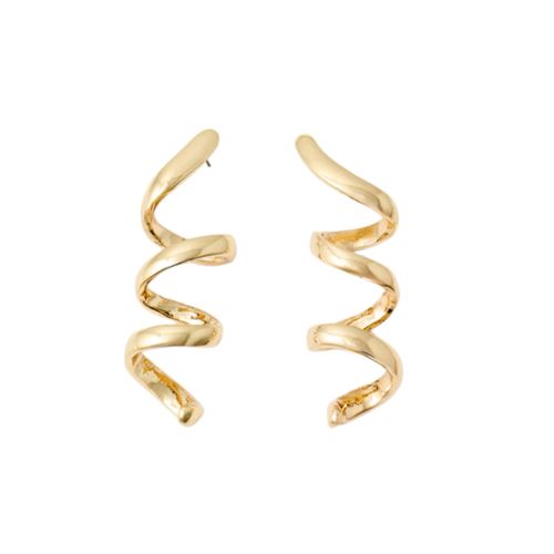 Aretes dorados para mujer