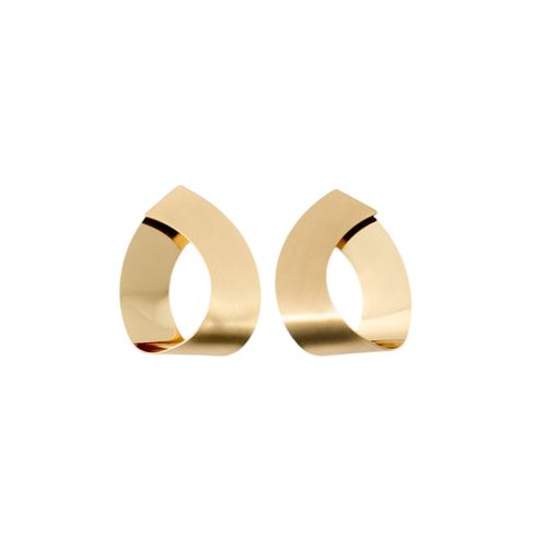 Aretes dorados para mujer