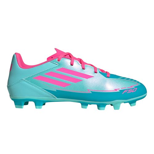 Zapatilla Adidas F50 Club Messi deportivo celeste para hombre