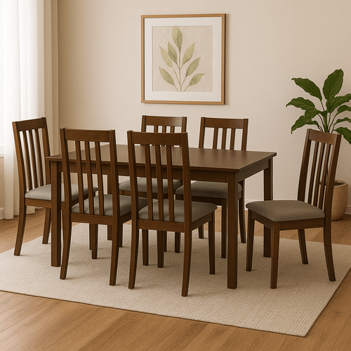 Comedor 6 personas rectangular Ts Mica