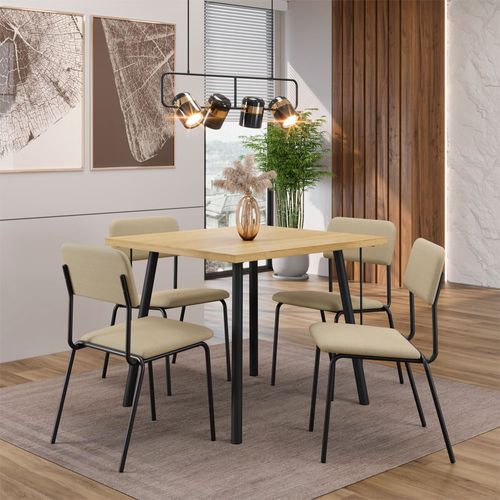 Comedor 4 personas cuadrado Yan