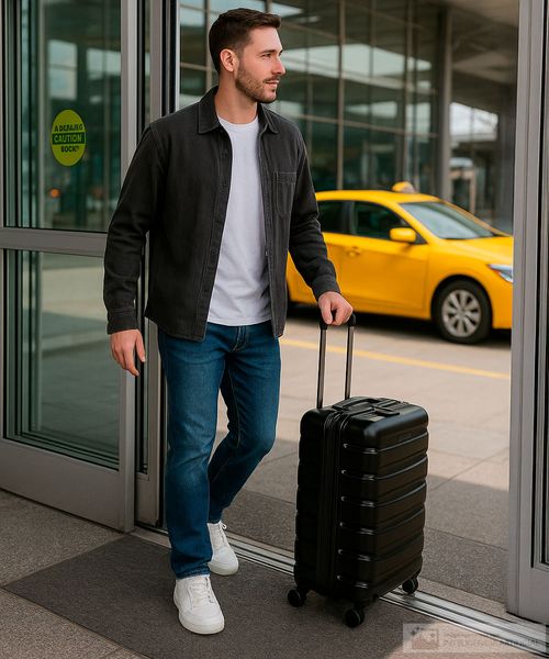 Maleta Samsonite Literock pequeña negra