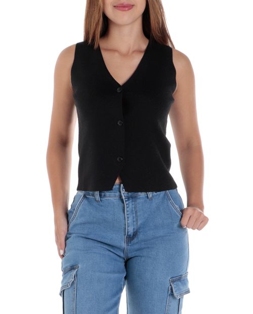 Chaleco Orange negro para mujer