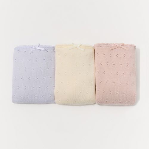 Set de 3 panties Sfera multicolor de cintura media para mujer