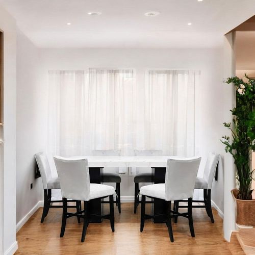 Comedor 6 personas top mármol alto/ Ts Finley