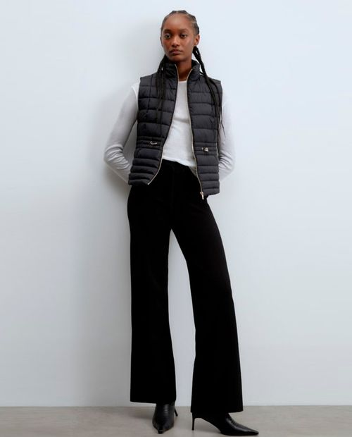 Chaleco Sfera negro para mujer