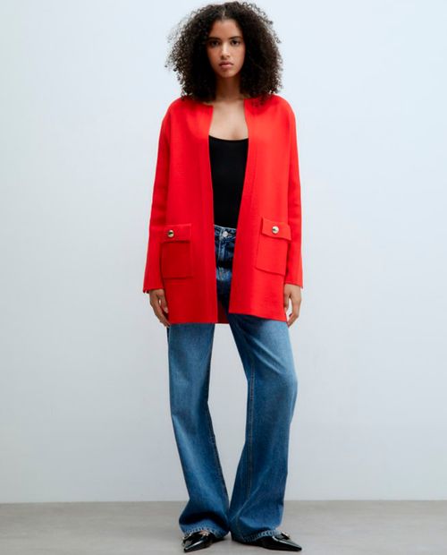 Suéter Sfera fly away rojo para mujer