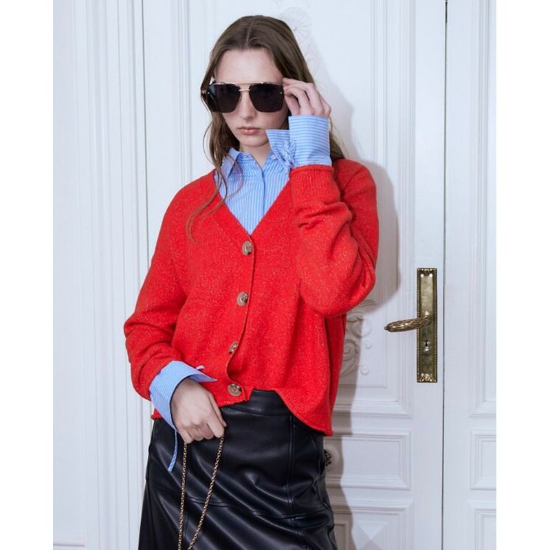 Chaqueta Chanel Sfera Cardigan Cazadora Vaquera Mujer Sfera Suéter - Main Image