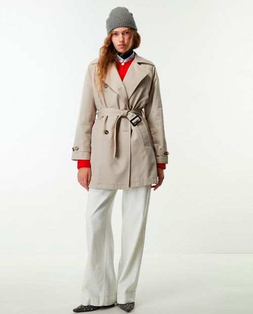Chaqueta Sfera beige para mujer