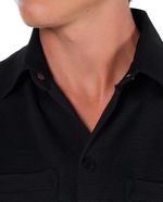 104693223-Camisa-casual-Unexpected-negra-con-textura-para-hombre