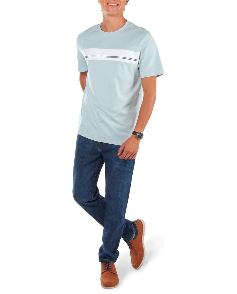 104819268-Camiseta-Gents-celeste-con-rayas-para-hombre