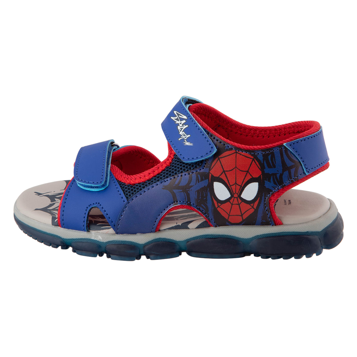Sandalias con diseño de spiderman para niño pequeño Siman El