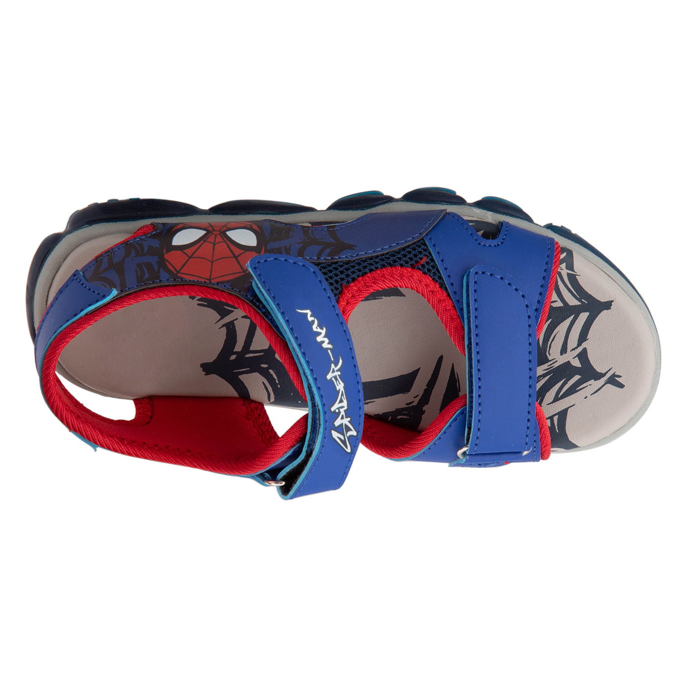 Sandalias con diseño de spiderman para niño pequeño Siman El