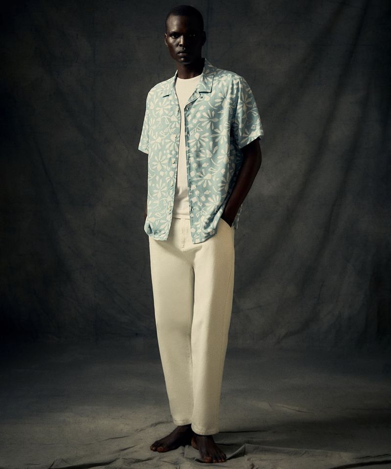 104939996-Camisa-casual-Sfera-aqua-con-estampado-floral-para-hombre