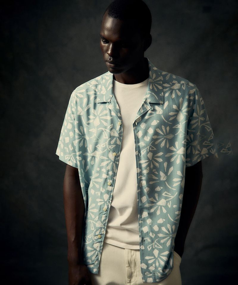 104939996-Camisa-casual-Sfera-aqua-con-estampado-floral-para-hombre