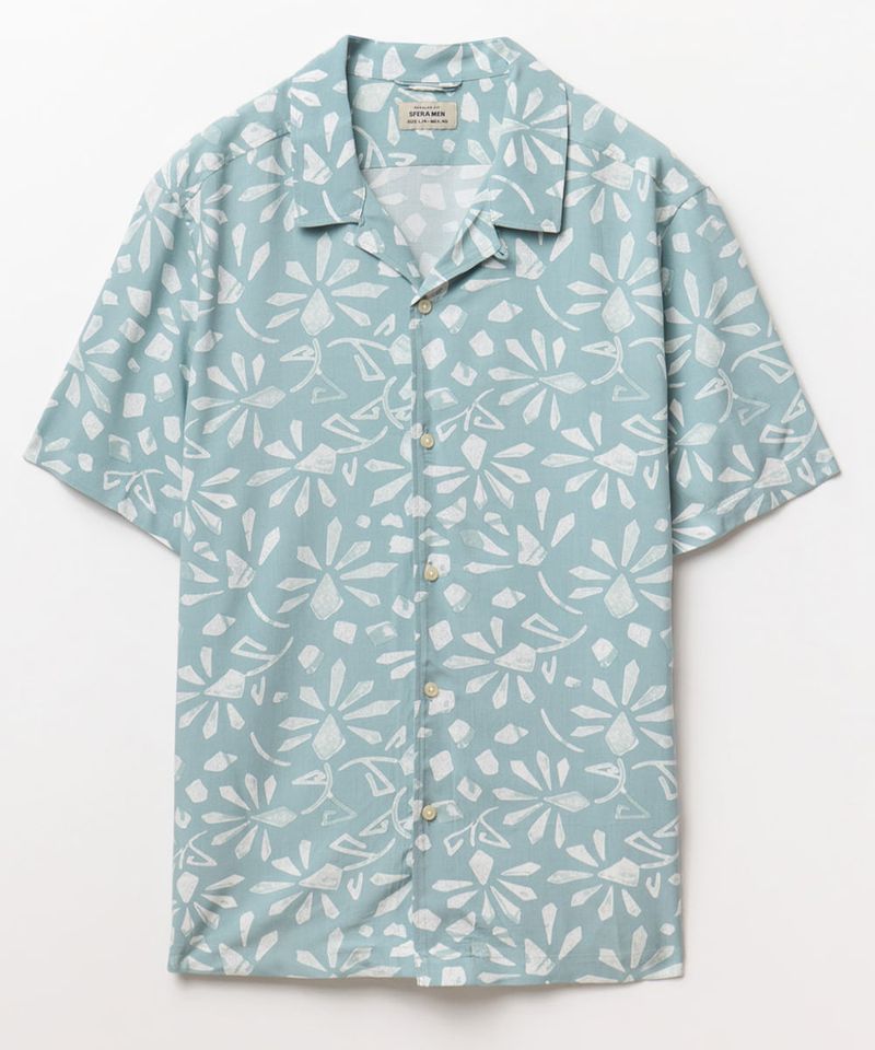 104939996-Camisa-casual-Sfera-aqua-con-estampado-floral-para-hombre