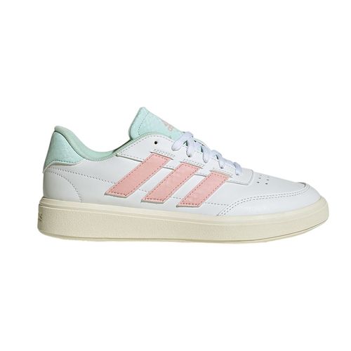 Zapato Adidas Courtblock casual color blanco para mujer