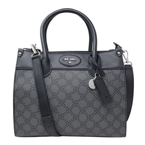 Cartera satchel Nine West negra para mujer