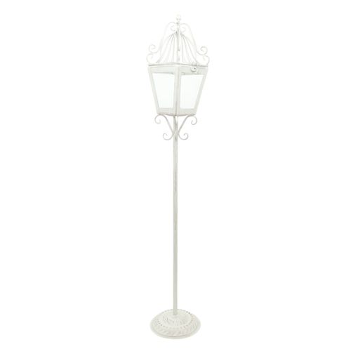 Porta vela con pedestal metálico 21x131 cm