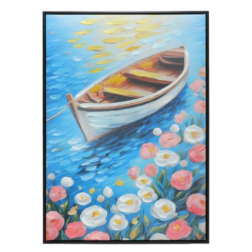 Cuadro decorativo bote 50x70 cm