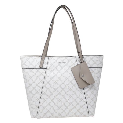 Cartera tote Nine West blanca para mujer