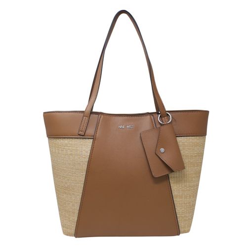 Cartera tote Nine West café para mujer