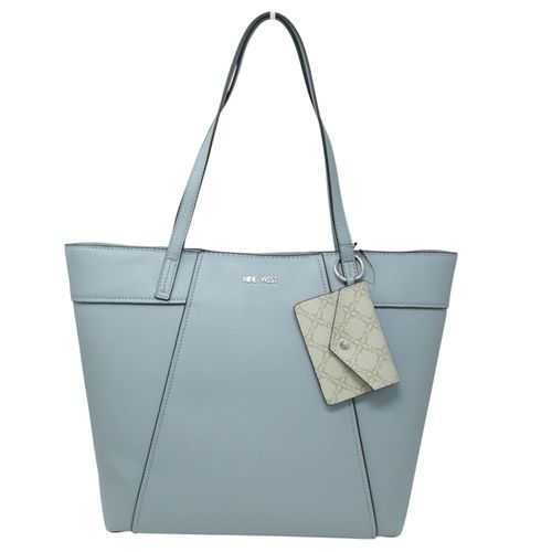 Cartera tote Nine West celeste para mujer