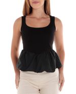 104867249-Blusa-No-Comment-peplum-negra-sin-mangas-para-mujer