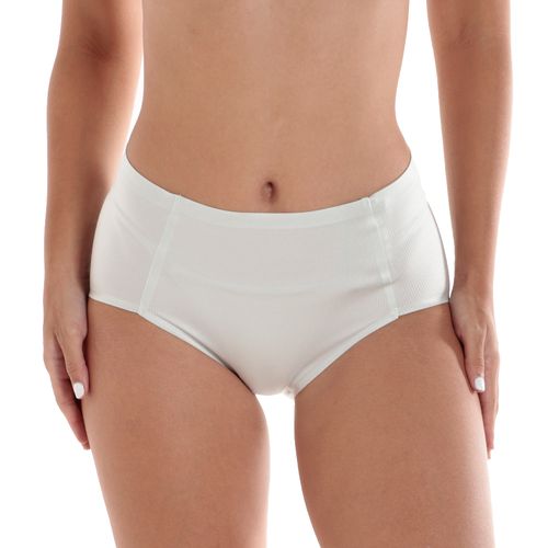 Hípster Accente blanco de cintura alta para mujer
