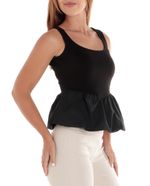 104867249-Blusa-No-Comment-peplum-negra-sin-mangas-para-mujer