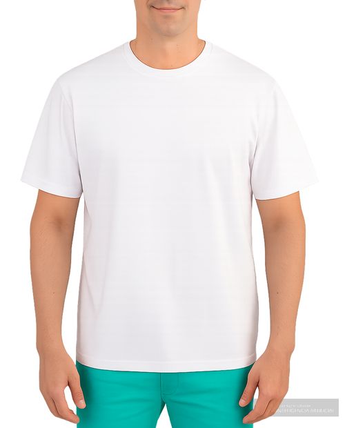 Camiseta básica Oscar de la Renta blanca sólida para hombre