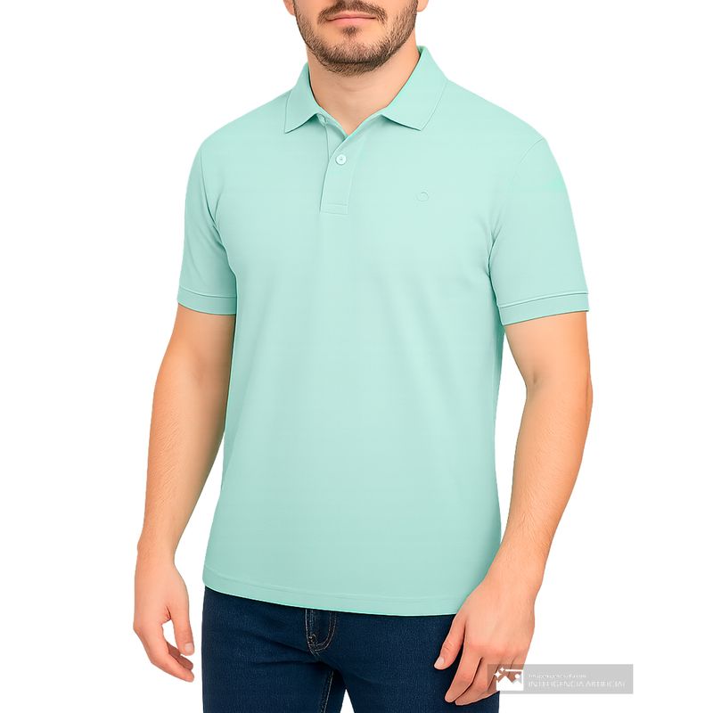 Camisa Verde Menta Camiseta Spagnolo Hombre Verde Menta Camisas