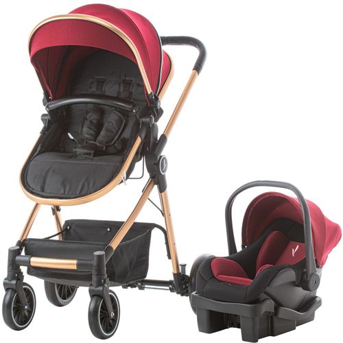 Coche y silla para carro Premium Baby Mike Travel System 3 en 1 para bebé