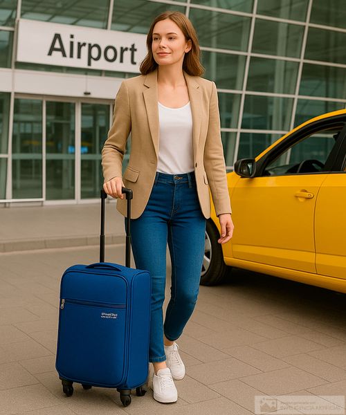 Maleta de mano American Tourister Frankfurt azul