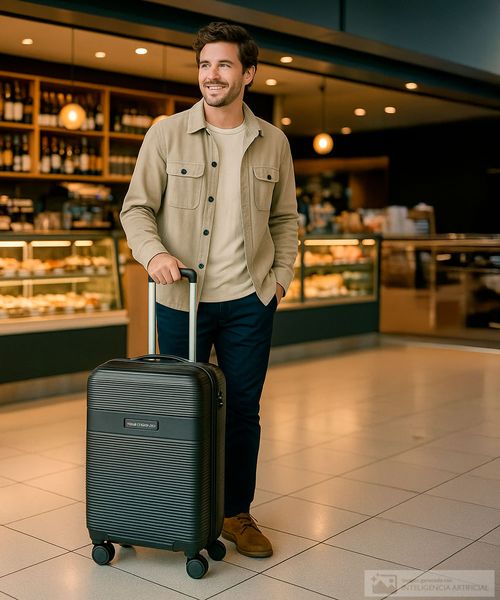 Maleta mediana Swissbrand cairo negra