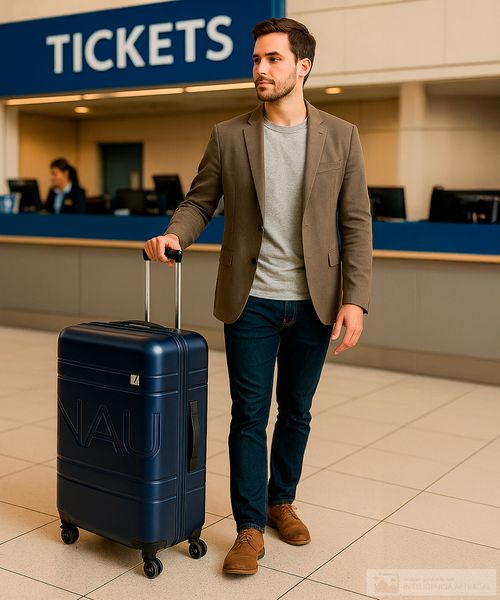 Maleta Nautica grande azul navy