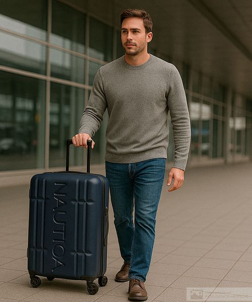 Maleta Nautica grande azul navy