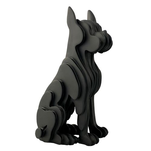 Figura decorativa perro abstracto 13.2x8.5x22.5 cm