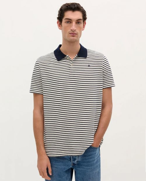 Camisa polo regular fit Scalpers rayada para hombre
