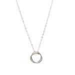104864389-Collar-con-dije-de-circulos-entrelazados-de-plata-2mm-18--para-mujer