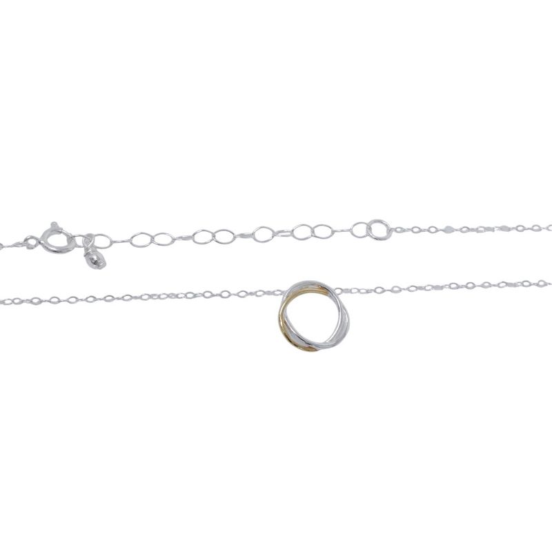 104864389-Collar-con-dije-de-circulos-entrelazados-de-plata-2mm-18--para-mujer
