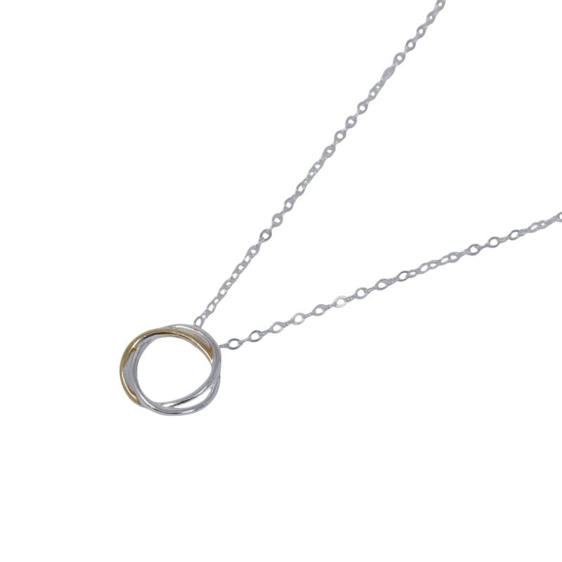 104864389-Collar-con-dije-de-circulos-entrelazados-de-plata-2mm-18--para-mujer
